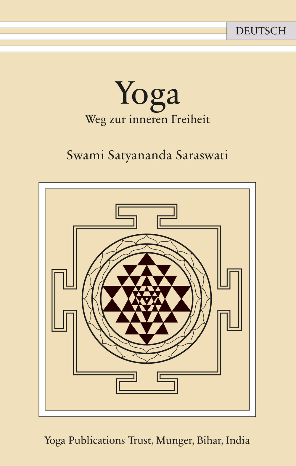 Yoga Buch Cover – Yoga – Weg zur inneren Freiheit 